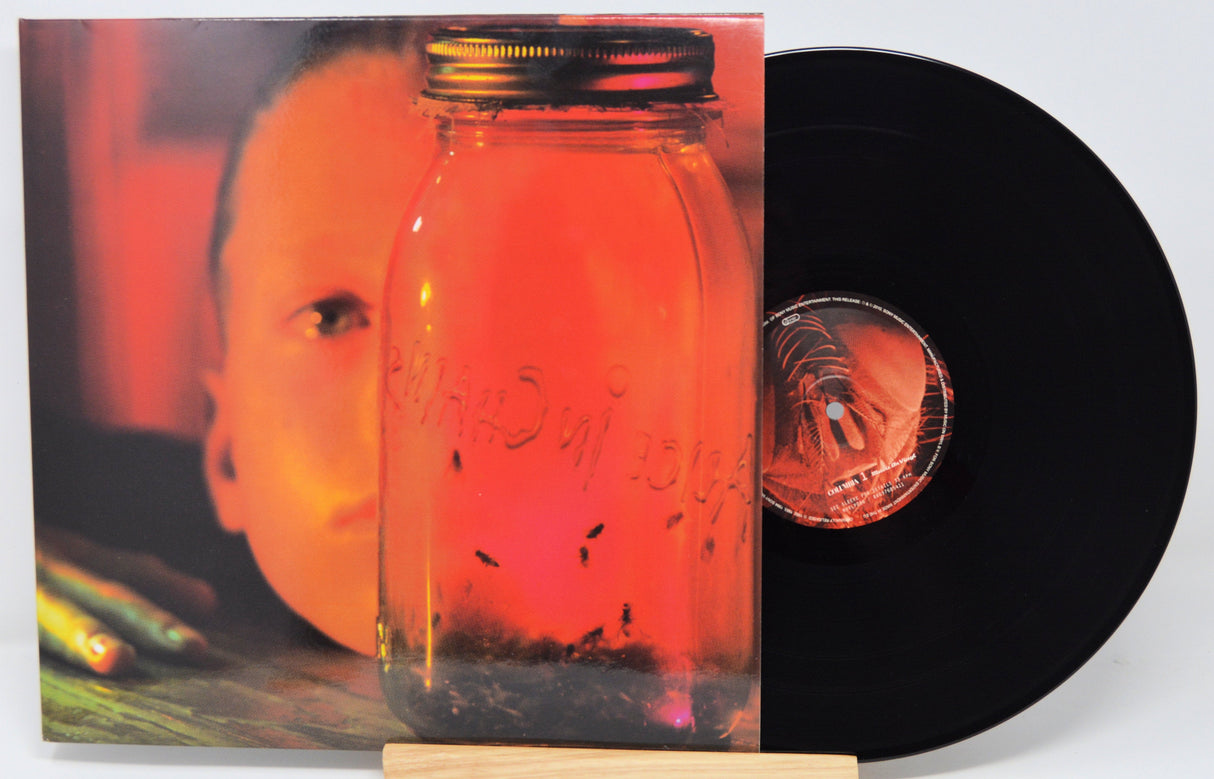 Alice In Chains Jar of Flies EP vinyl with jar and child cover art