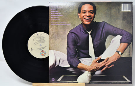 Vinyl record with a person on the cover