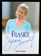 Card featuring Jean Smart from the TV show 'Frasier' with a signature and character name.