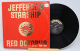 Vinyl record of Jefferson Starship - Red Octopus with a red cover featuring an illustration of an octopus.