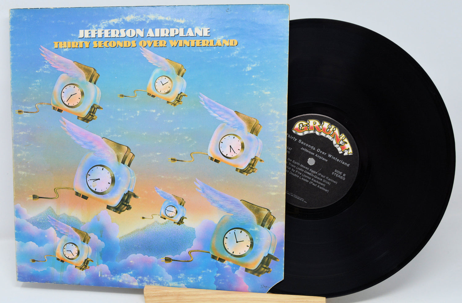 Vinyl record and cover for 'Jefferson Airplane' album '78 Seconds Over Winterland'.