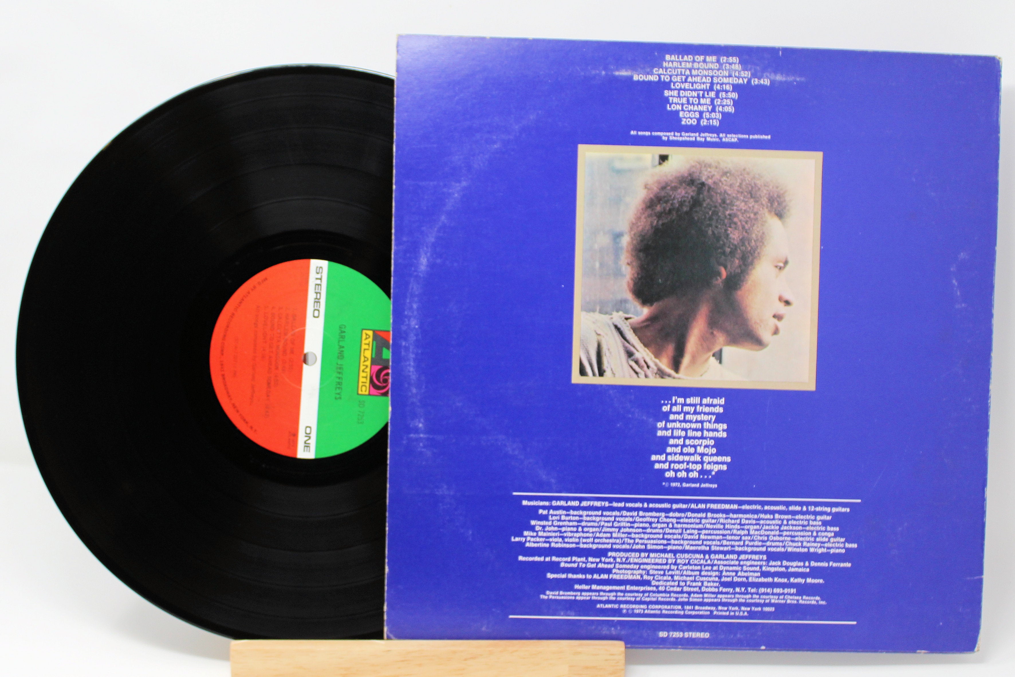 Garland Jeffreys Self Titled, Vinyl Record Album LP, Atlantic Joe's