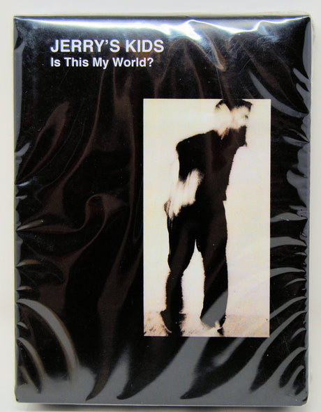 Front cover of Jerry's Kids 'Is This My World?' 8-track tape with blurred figure artwork