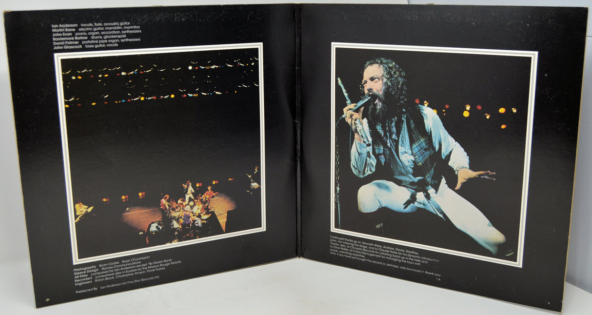 Album cover with two images: one of a night scene and another of a person singing into a microphone.