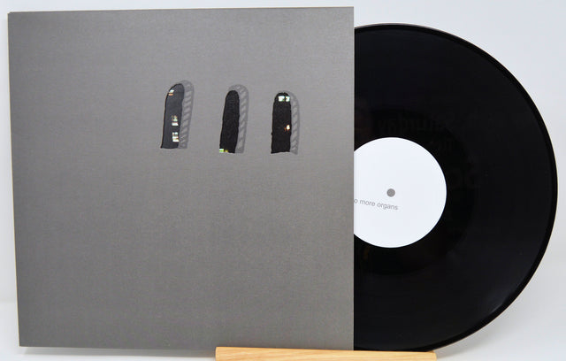 Jim O'Rourke No More Organs vinyl record in unique die-cut grey cover