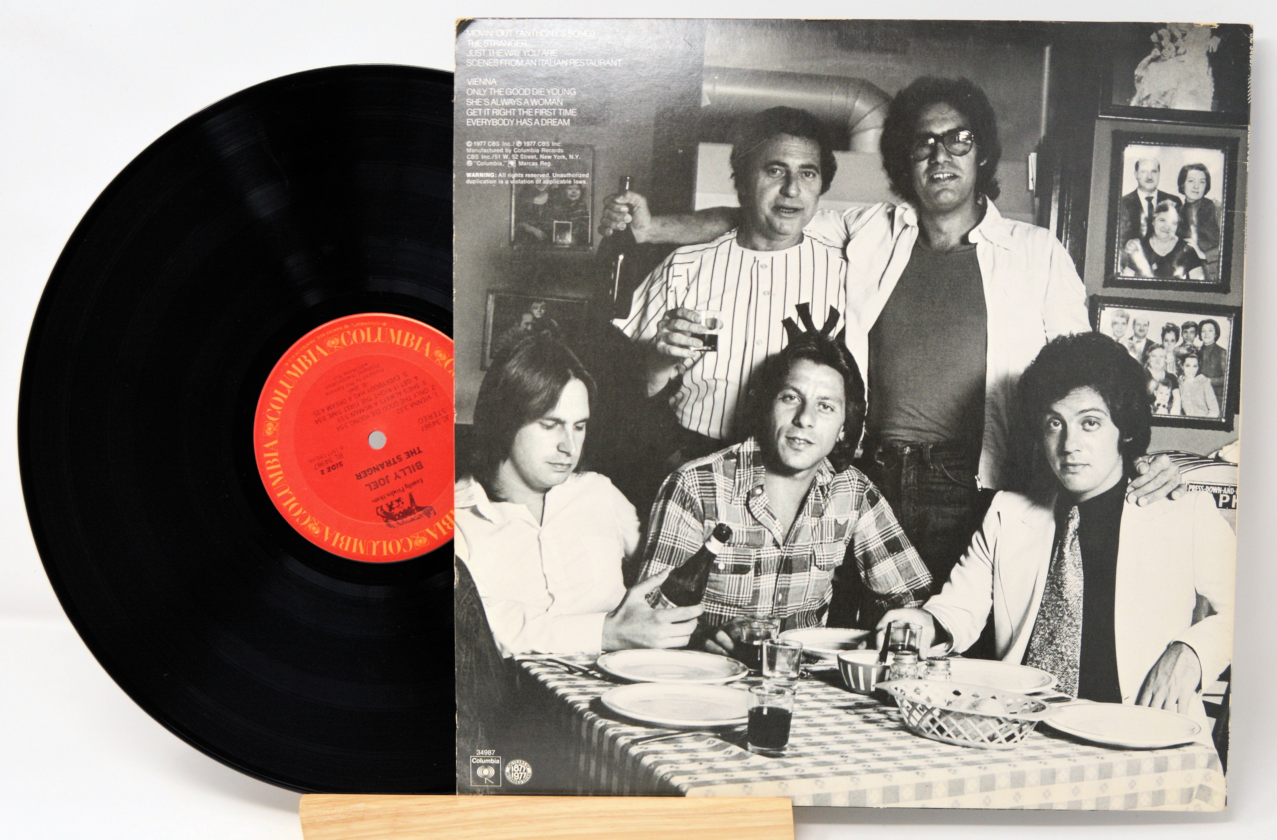 Billy Joel - The Stranger, Vinyl Record Album LP, Used – Joe's Albums