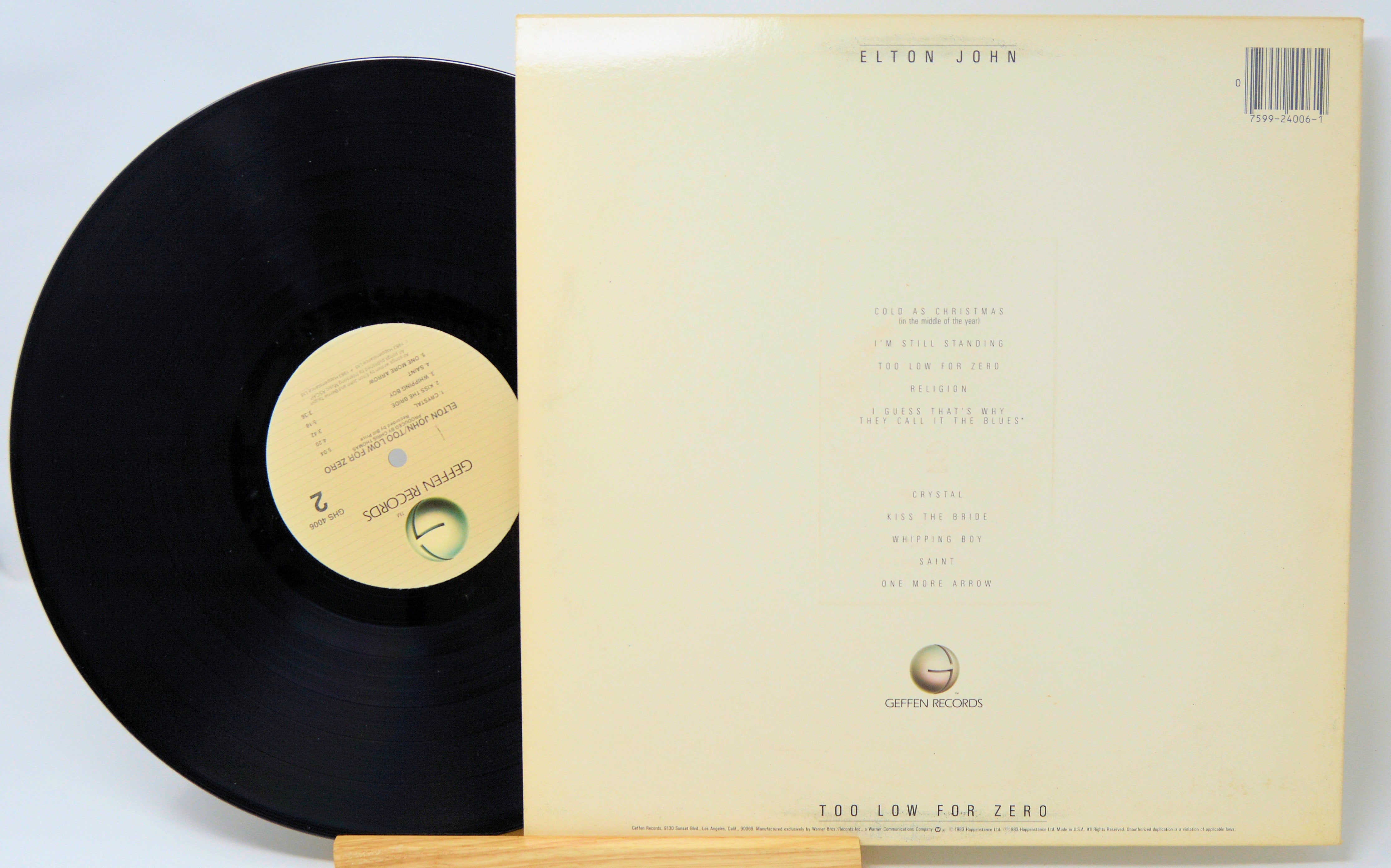Elton John - Too Low For Zero, Vinyl Record Album LP – Joe's Albums