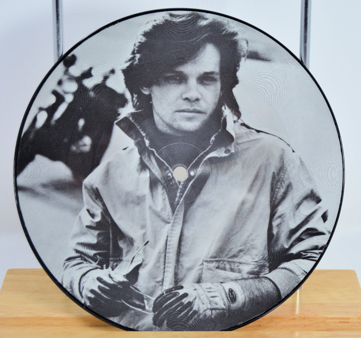John Cougar 'Hand To Hold Onto' Vinyl Picture Disc showing him wearing a jacket.