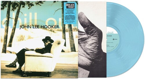 John Lee Hooker Chill Out limited edition blue vinyl record with album cover