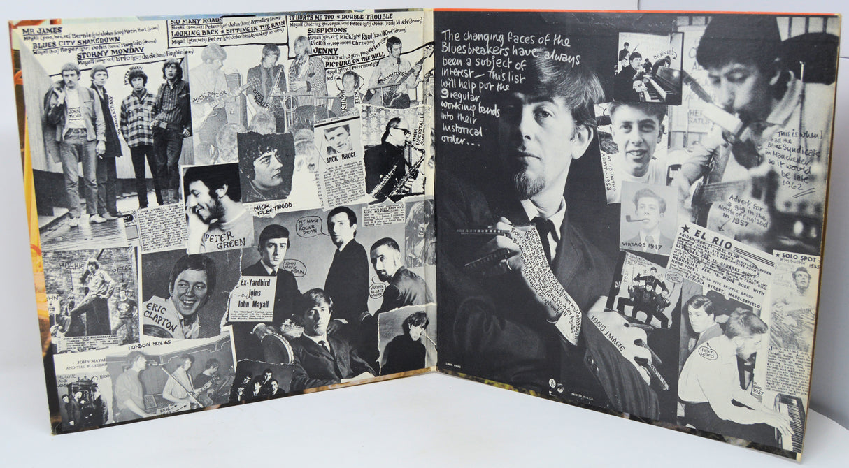 Vinyl record with cover featuring a person, on a light gray background