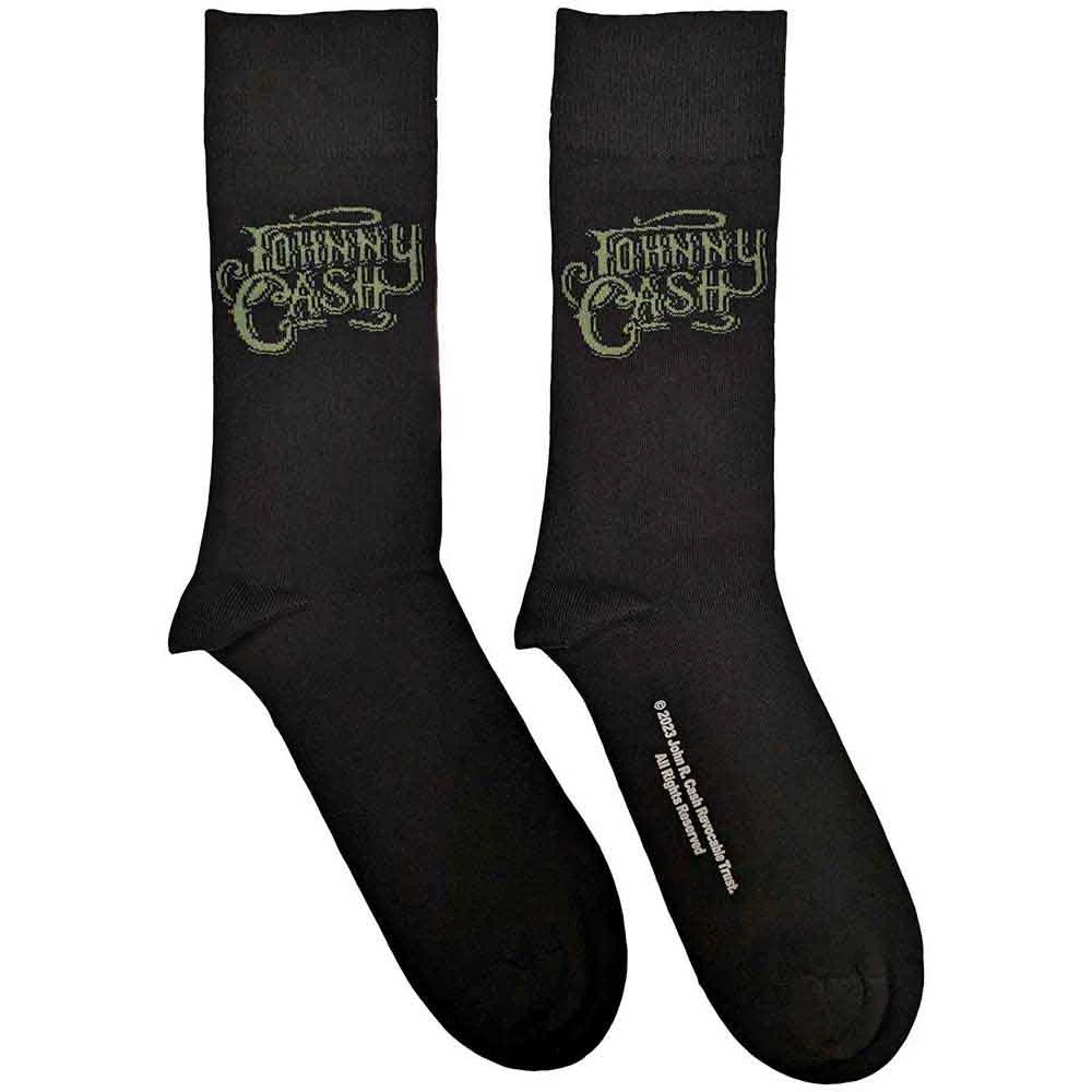 Cash, Johnny - Text Logo Socks