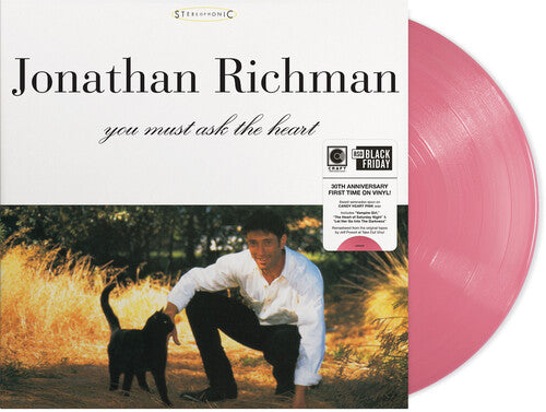 Jonathan Richman You Must Ask the Heart 30th Anniversary pink vinyl LP album cover