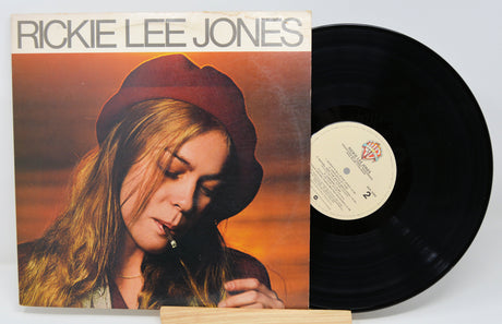 Vinyl record with cover featuring a woman and 'Rickie Lee Jones' text