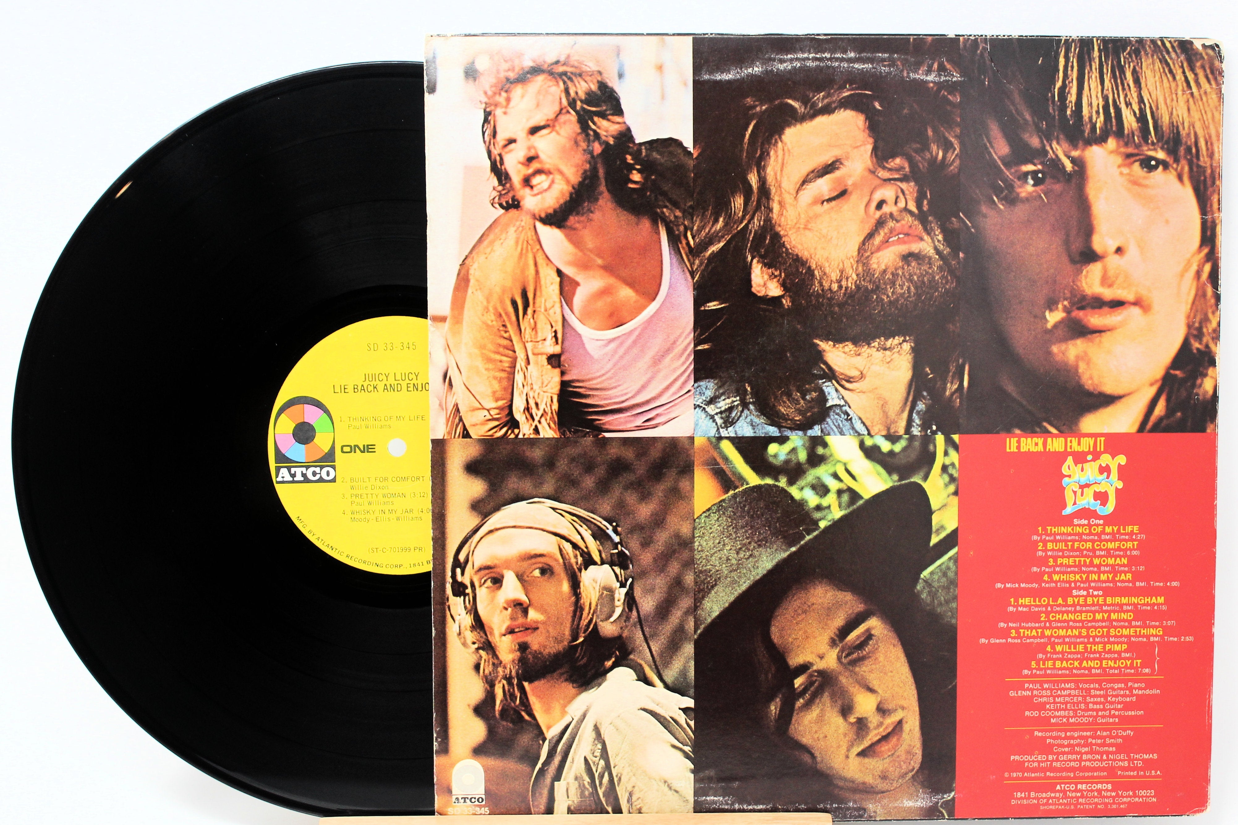 Juicy Lucy LIE BACK AND ENJOY IT レコード 【公式通販】
