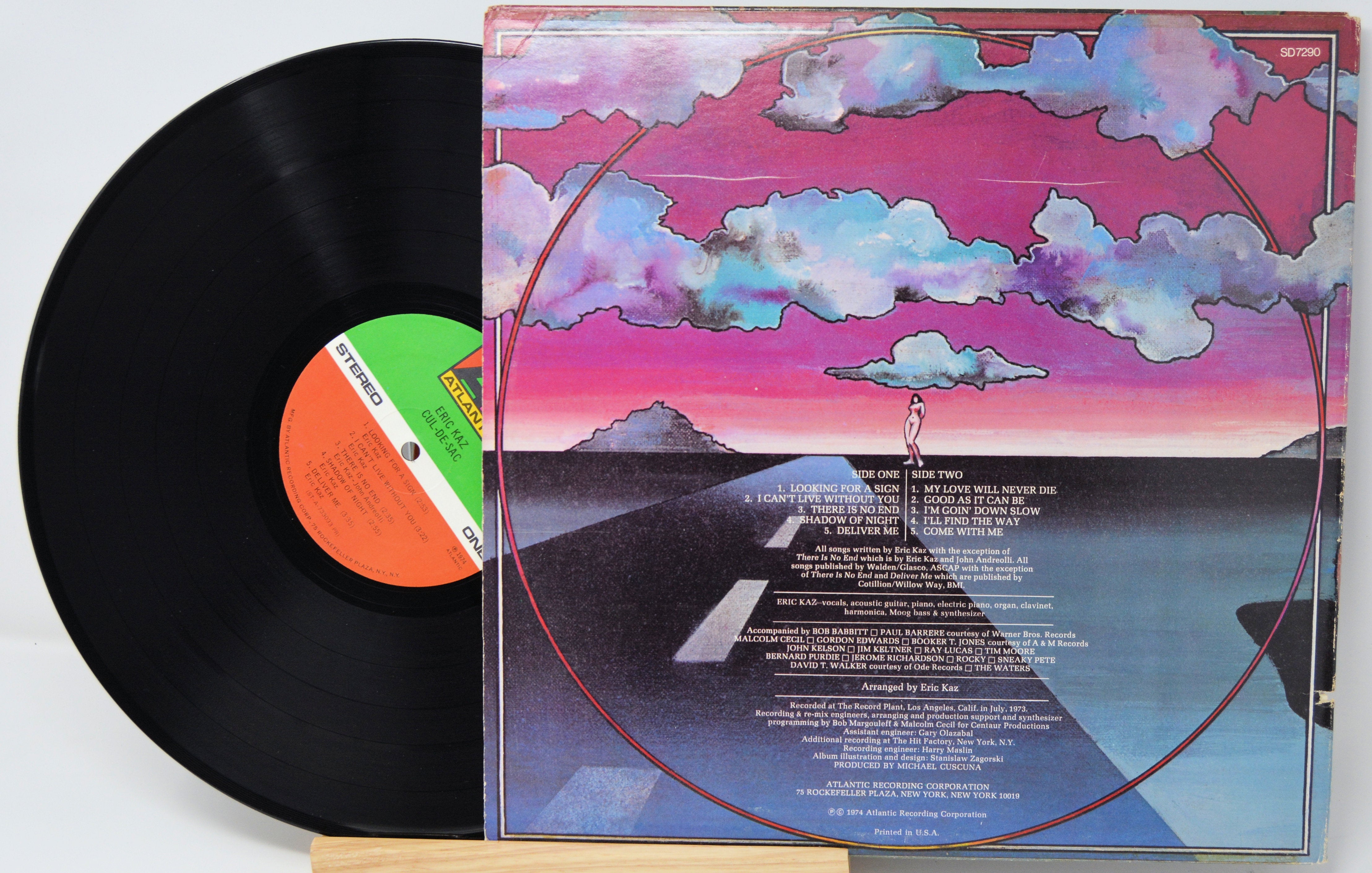 Eric Kaz - Cul-De-Sac, Vinyl Record Album LP, Atlantic – Joe's Albums