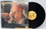 Front cover and vinyl record of Kenny Rogers' album featuring a close-up portrait