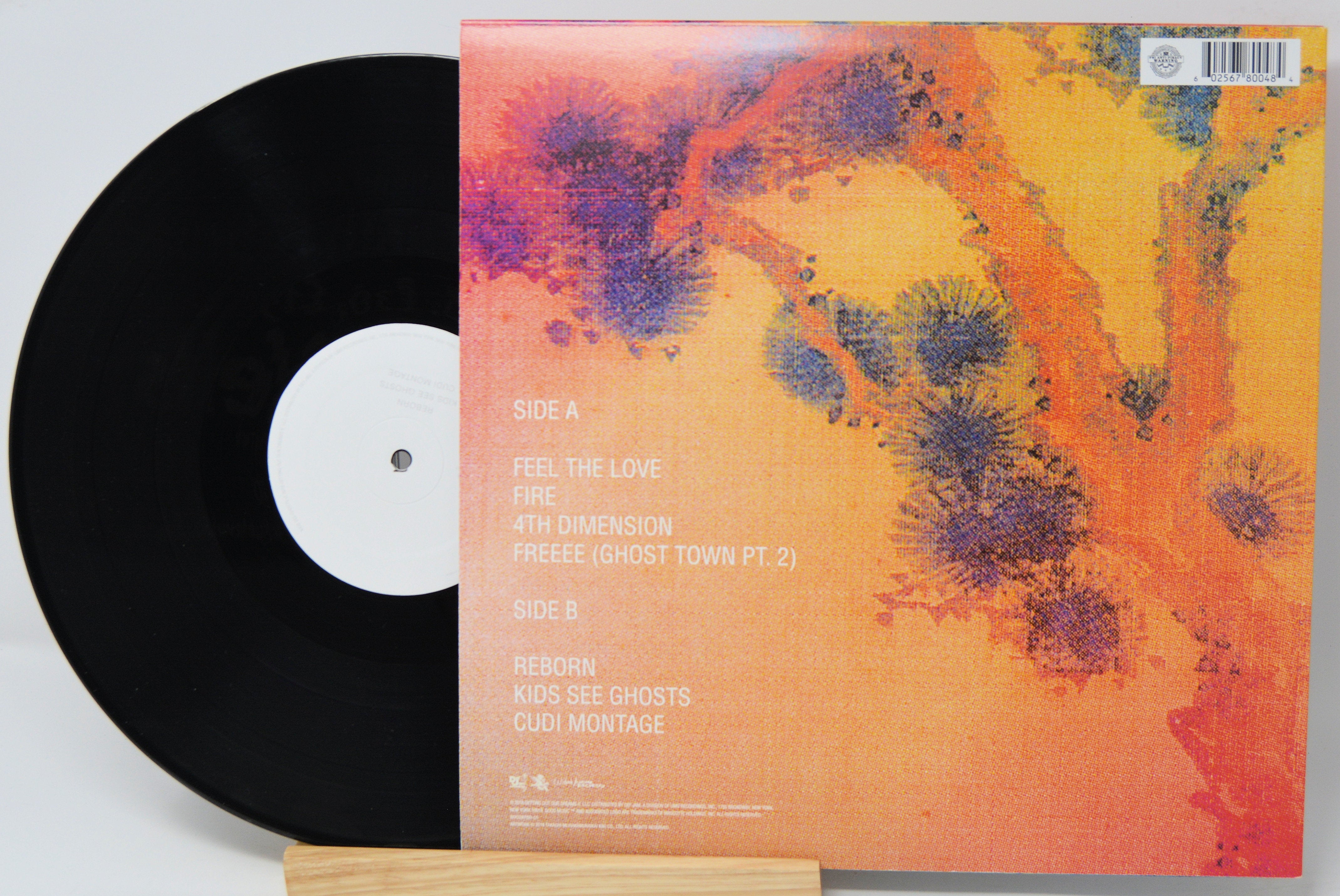 Kids See Ghosts, Self Titled Vinyl Record Album, Black LP