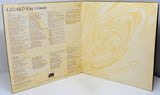 Inside gatefold, containing song titles and lyrics for King Crimson's Lizard vinyl record.