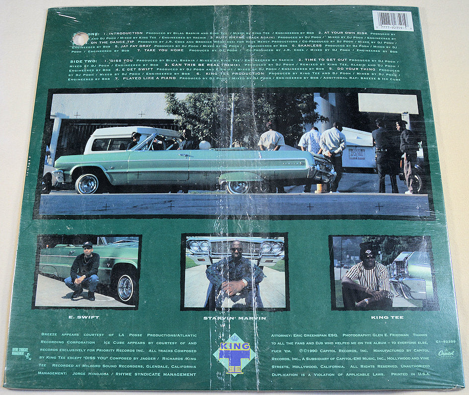 洋楽 KING TEE AT YOUR OWN RISK 1lp King Tee – At Your Own Risk – Vinyl (12