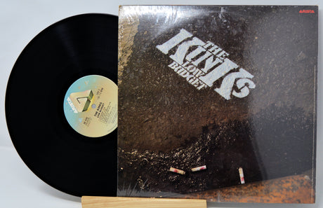 Vinyl record with a rear cover featuring the band name 'The Kinks'.