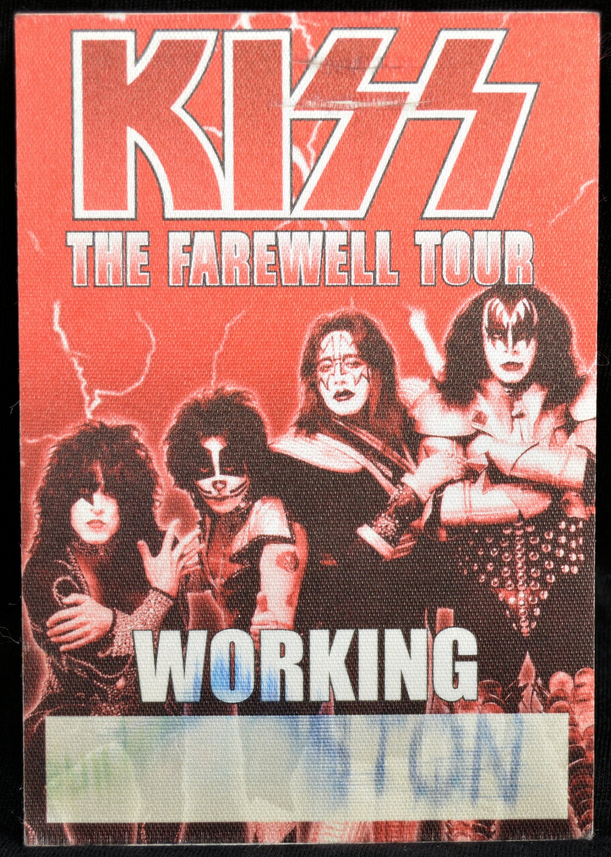 Kiss - Farewell Tour Backstage Pass