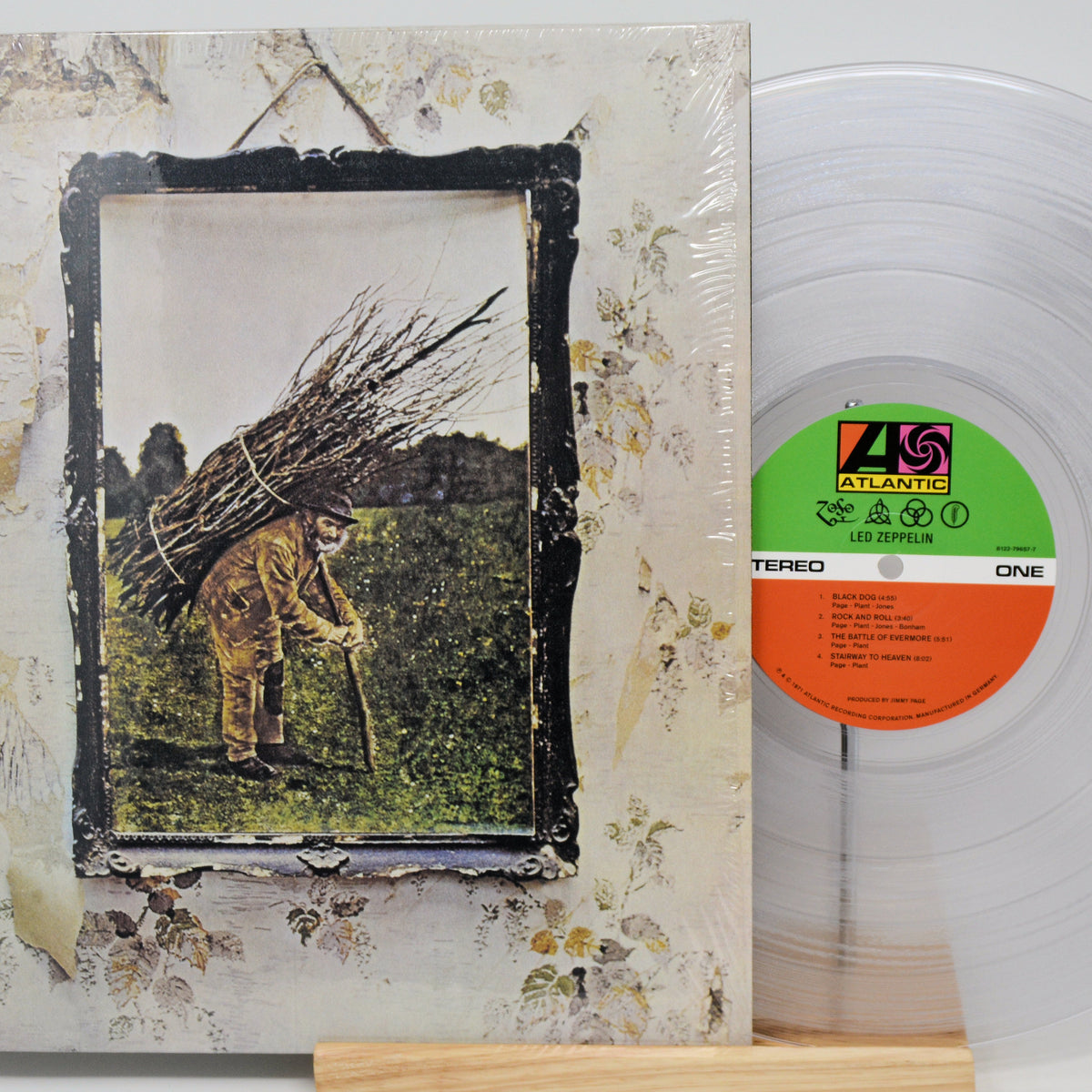 Led Zeppelin - IV Vinyl Record Album LP, Clear Vinyl – Joe's Albums