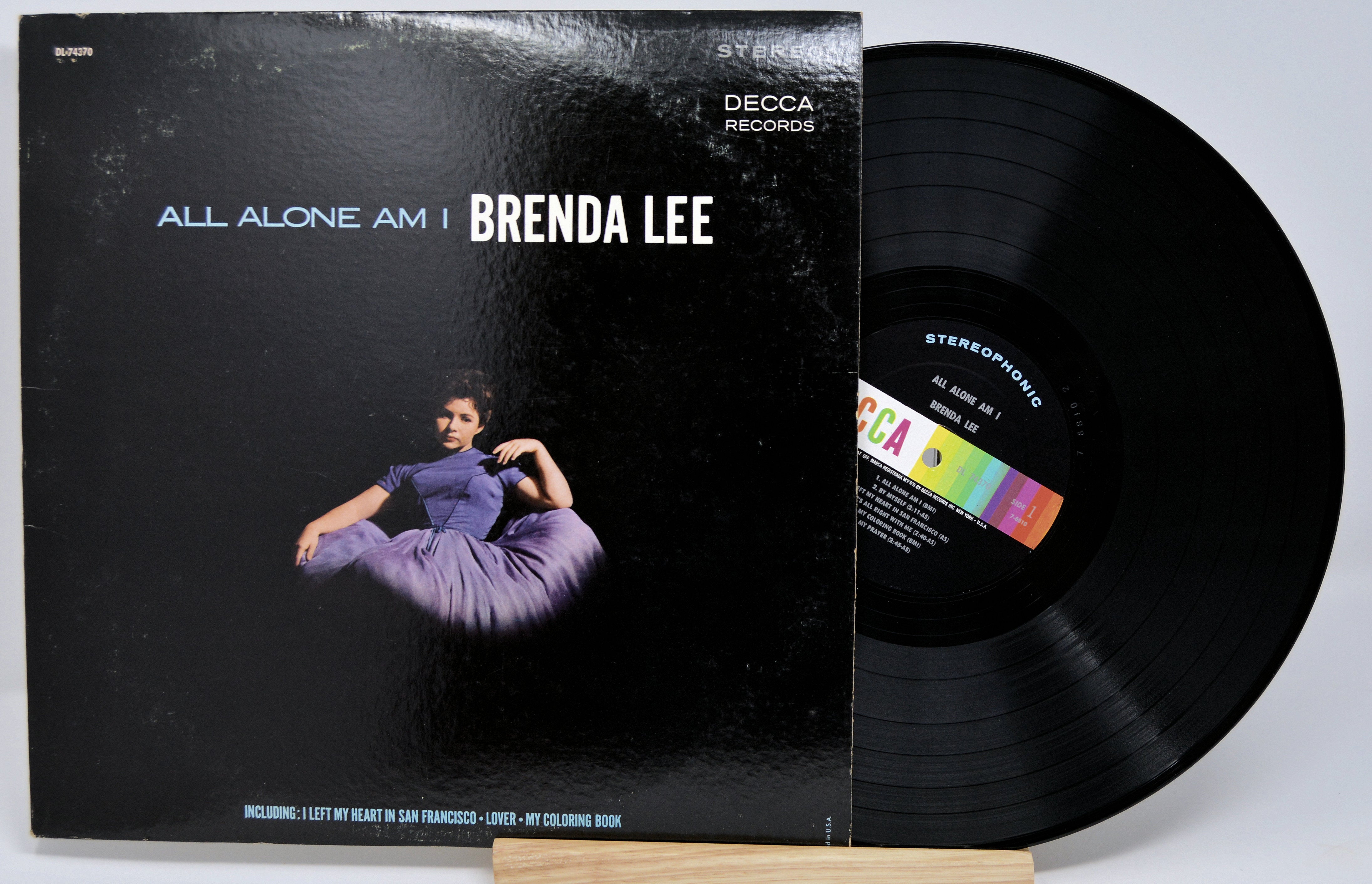 Brenda Lee - All Alone Am I, Vinyl Record Album LP, DL 74370
