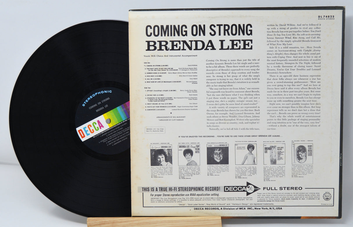 Lee, Brenda - Coming On Strong