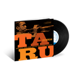 A new vinyl record titled 'Taru' by Lee Morgan, featuring an image of the artist with a trumpet on the cover. The album is part of the Blue Note Tone Poet Series.