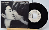 Vinyl record and cover featuring a couple kissing with 'John Lennon' text.