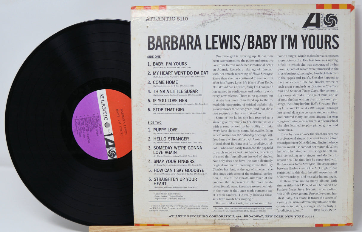 Lewis, Barbara - Baby, I'm Yours