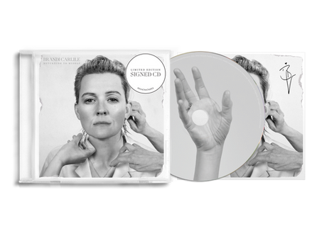 Brandi Carlile limited edition signed CD with black and white cover art