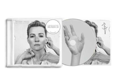 Brandi Carlile limited edition signed CD with black and white cover art