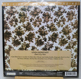 Vinyl record album cover for Linda Ronstadt's 'Don't Cry Now' original master recording, showing a floral pattern background with a beige title label and track listing.