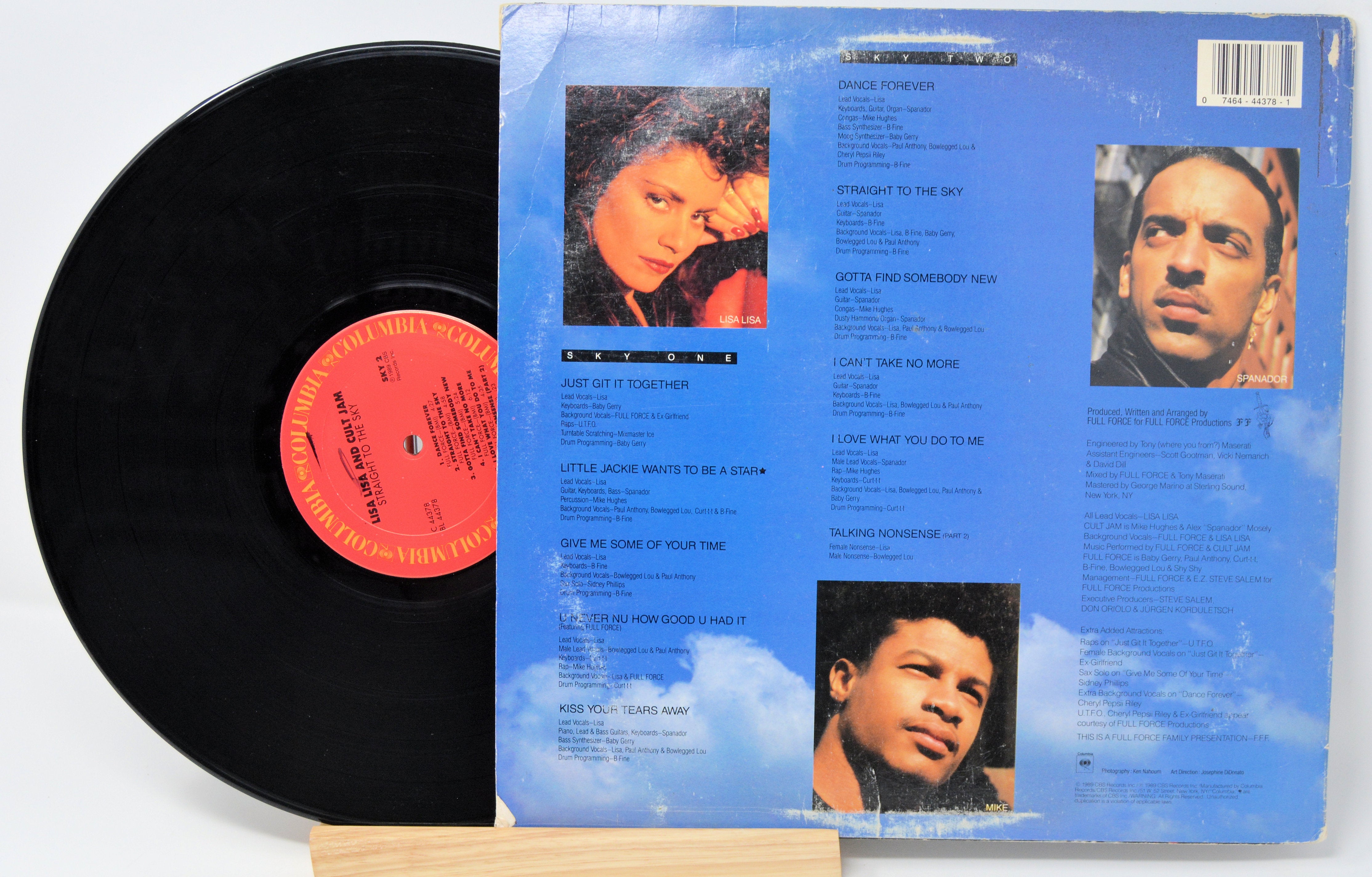 Lisa Lisa & Cult Jam - Straight To The Sky, Vinyl Record Album LP