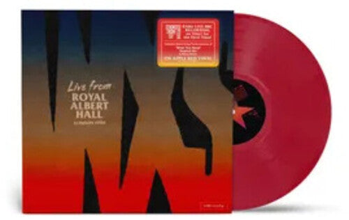 Live From Royal Albert Hall red vinyl record and album cover, limited edition release