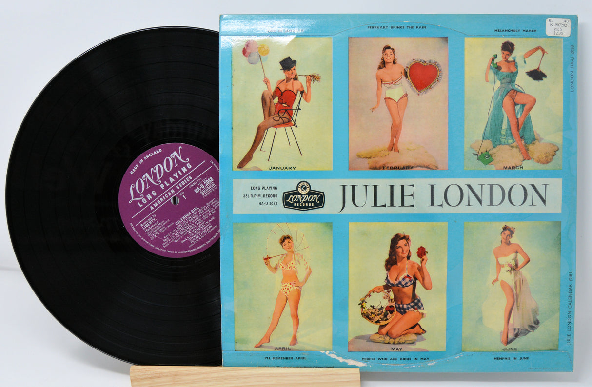 Julie London Calendar Girl Vinyl Record Album LP Original UK julie-london-calendar-girl-vinyl-record-album-lp-original-uk