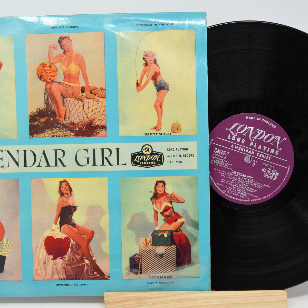 Julie London Calendar Girl Vinyl Record Album LP Original UK julie-london-calendar-girl-vinyl-record-album-lp-original-uk