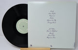 Lookaftering vinyl record with back cover showing tracklist