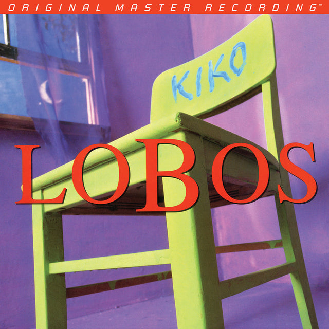 Album cover with a green chair, 'Kiko Lobos' text, and 'Original Master Recording' at the top.