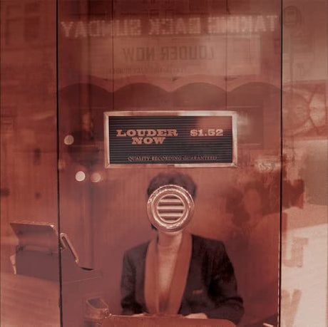 Louder Now vinyl album cover featuring a vintage teller booth with a sign displaying the price $1.52.