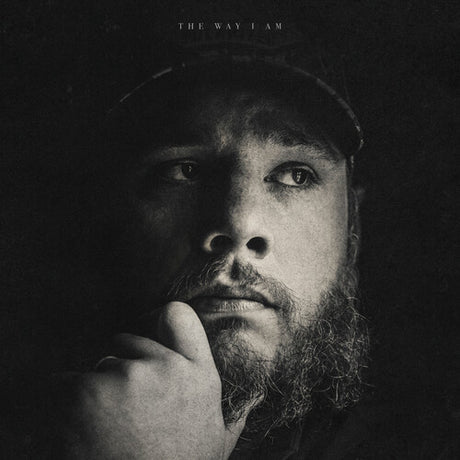 Vinyl record cover for 'The Way I Am' with a photo of Luke Comb's face in black and white.