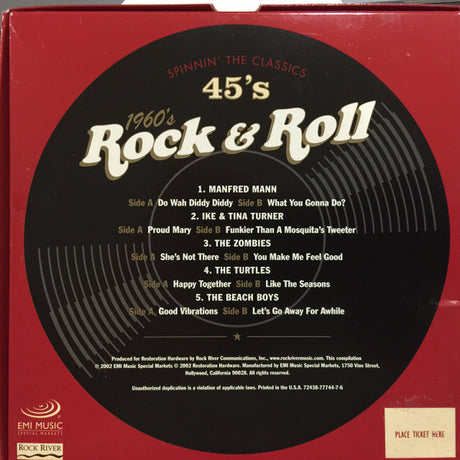 Various - 45's 1960's Rock N Roll