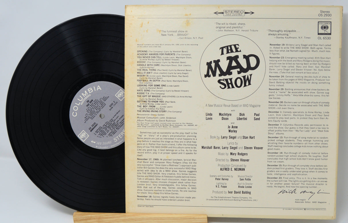 Mad Show - A New Musical Revue Based On MAD Magazine