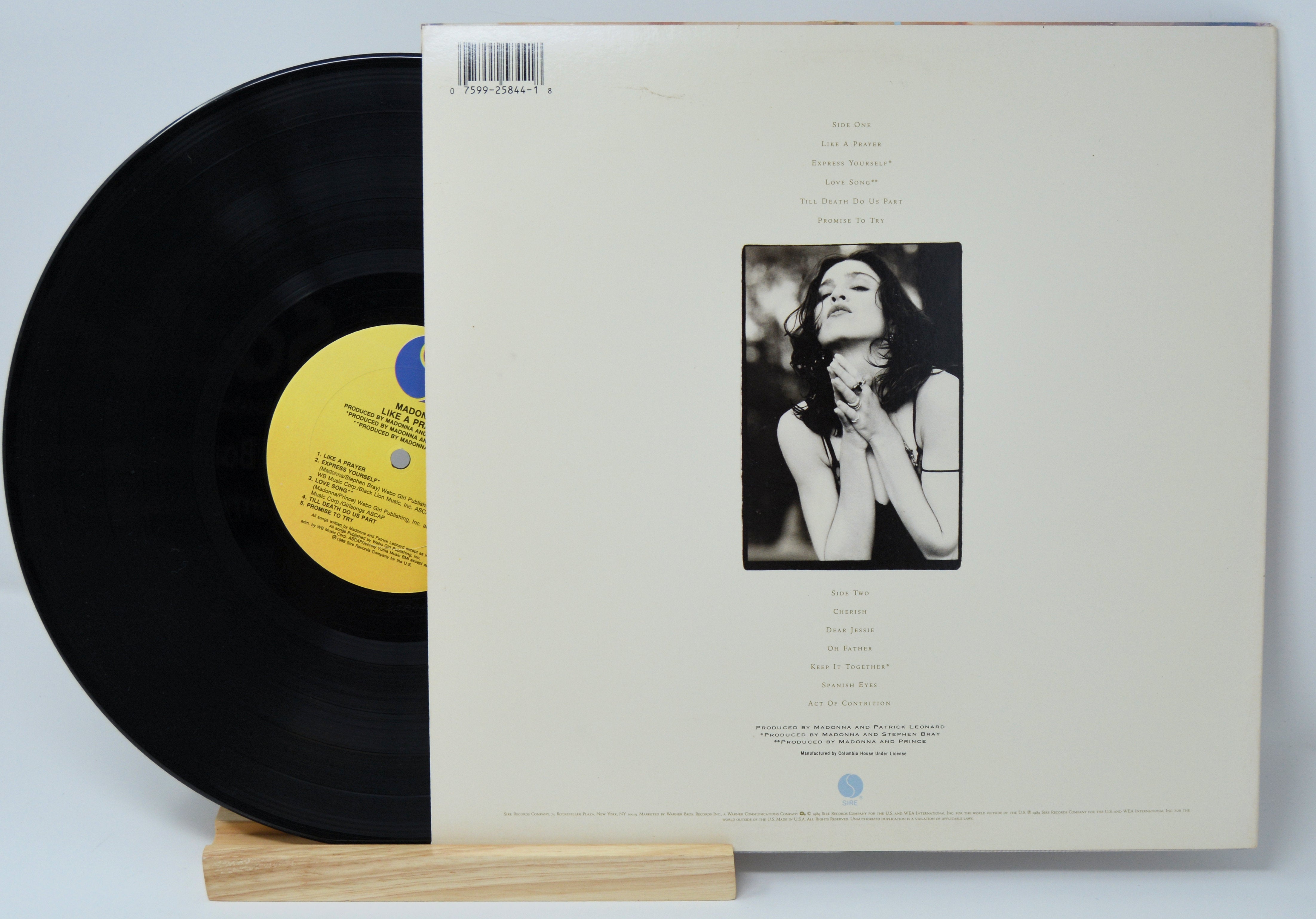 Madonna - Like A Prayer, Vinyl Record Album LP, Used – Joe's Albums