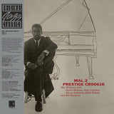 Album cover with a man sitting in front of a piano, featuring text about jazz music.