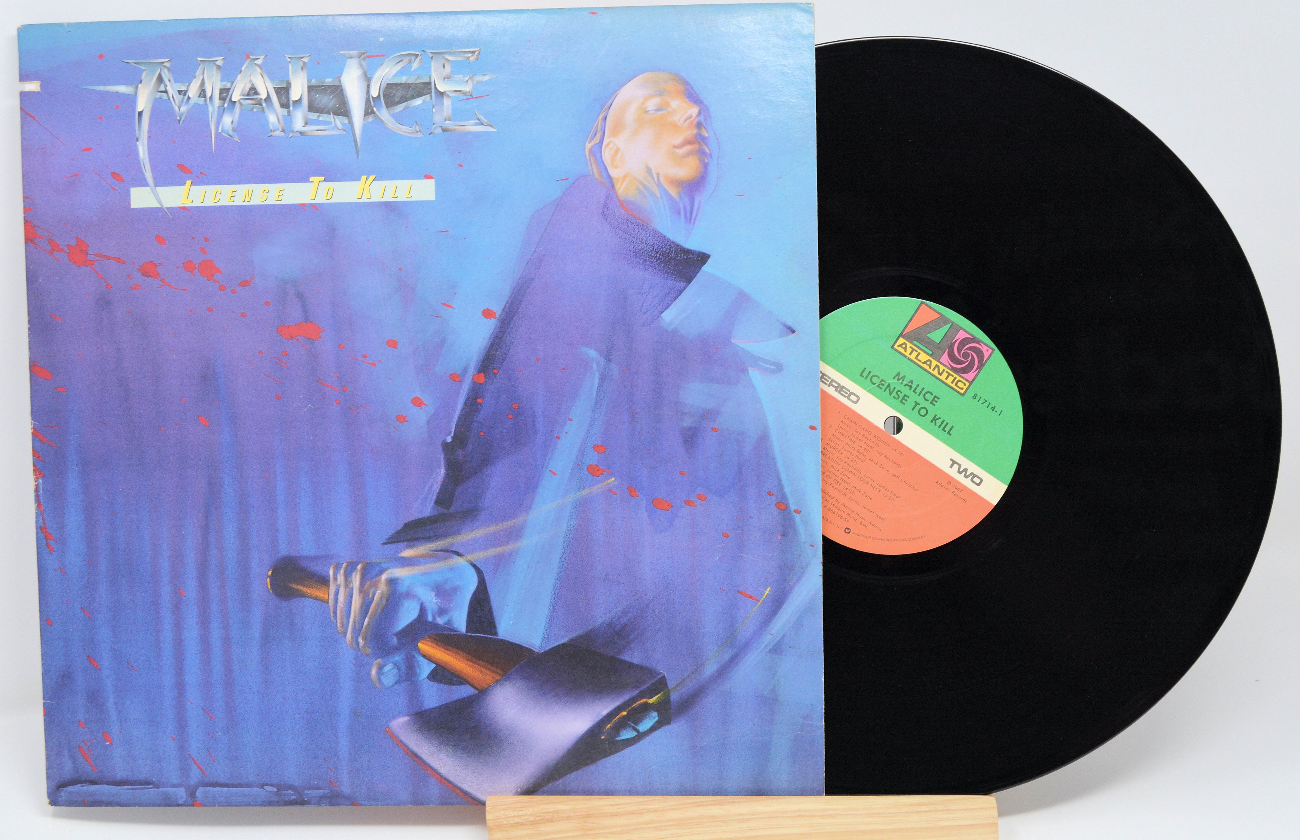 Malice - License To Kill, Atlantic 81714-1, 1987, Vinyl Record