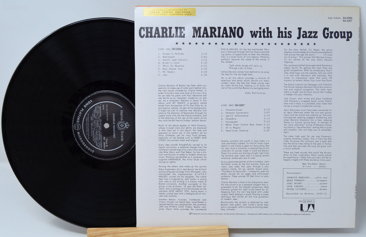 Mariano, Charlie - With His Jazz Group