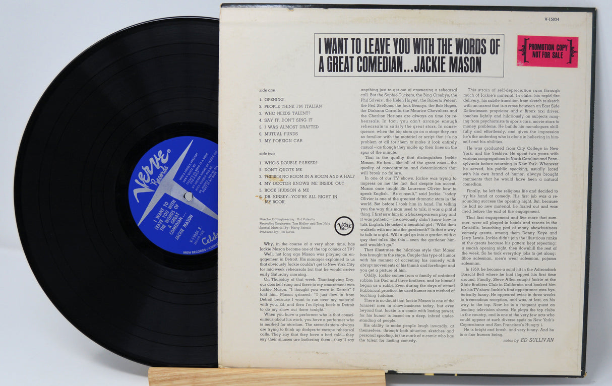 Mason, Jackie - I Want To Leave You