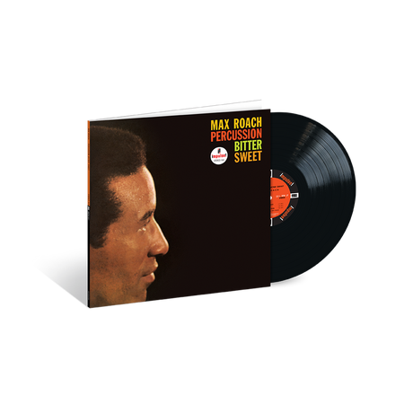 Max Roach Percussion Bitter Sweet vinyl record with album cover featuring side profile portrait